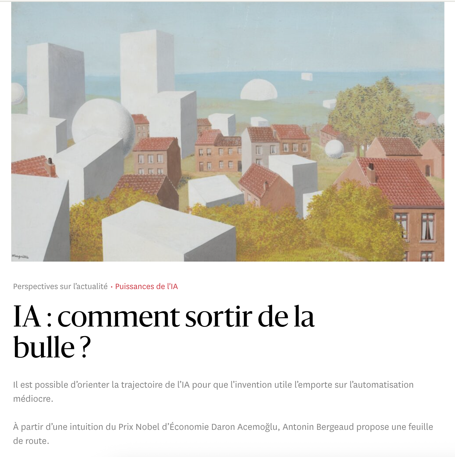 Enjeux géopolitiques de l'IA - Le Grand Continent